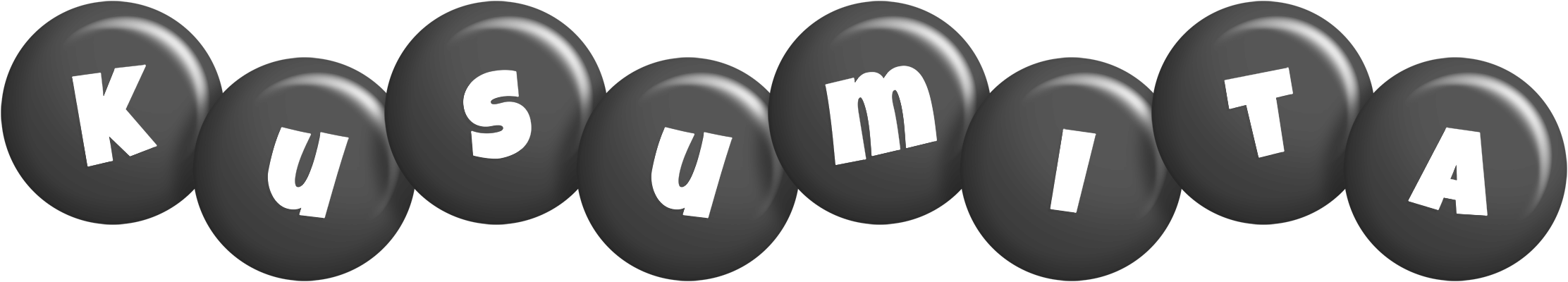 Kusumita candy-black logo