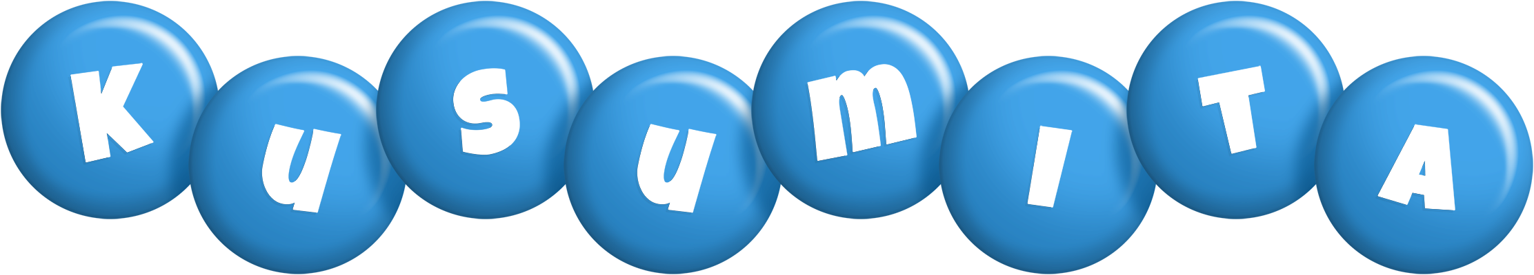 Kusumita candy-blue logo