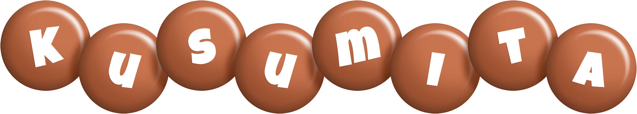 Kusumita candy-brown logo
