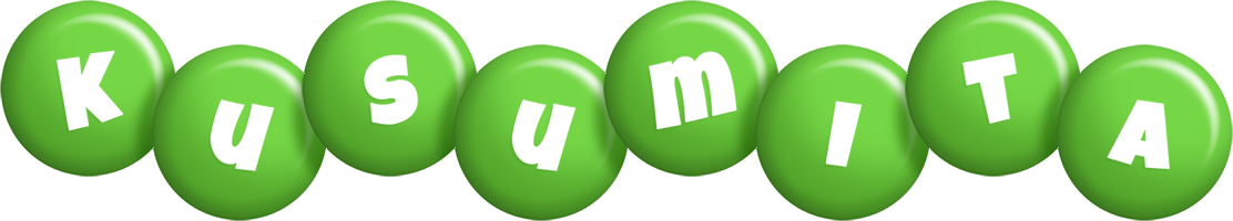 Kusumita candy-green logo