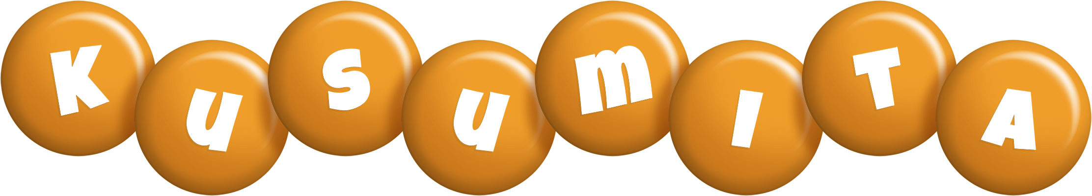 Kusumita candy-orange logo