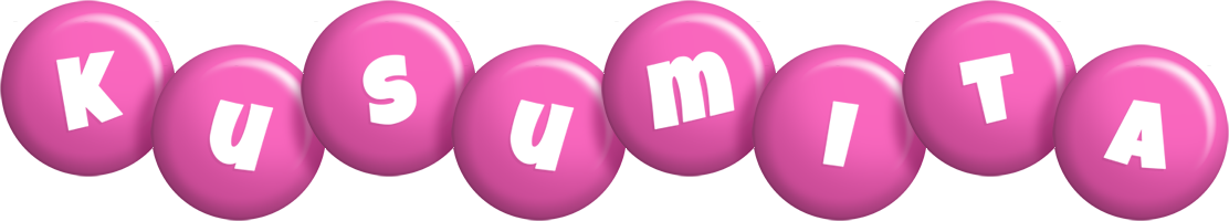 Kusumita candy-pink logo