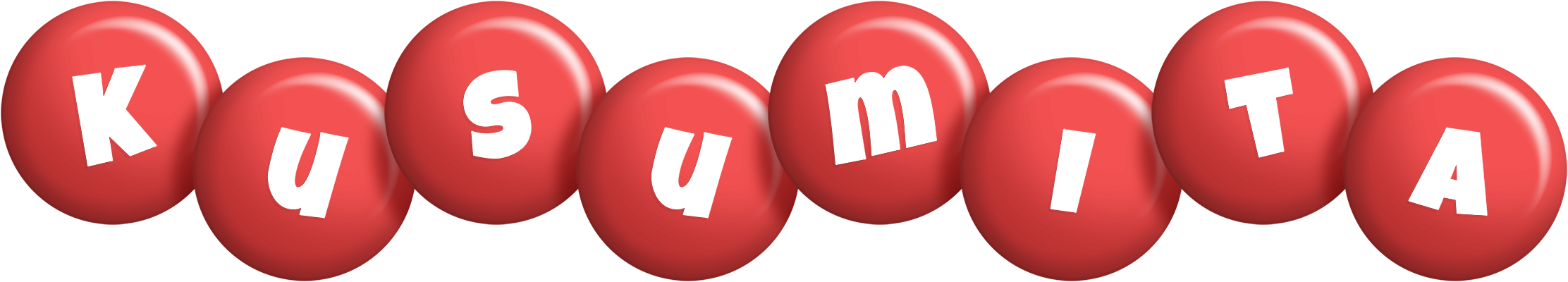 Kusumita candy-red logo