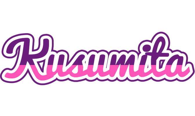 Kusumita cheerful logo