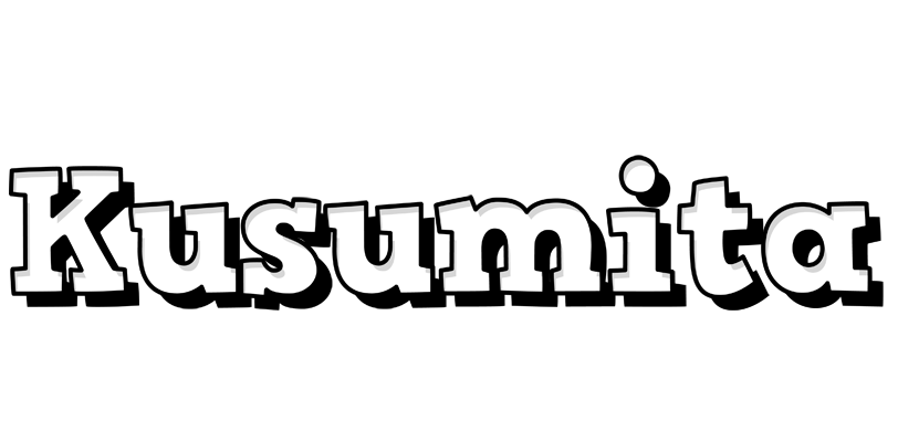 Kusumita snowing logo