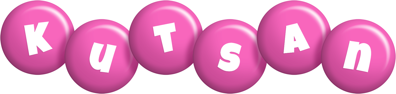 Kutsan candy-pink logo