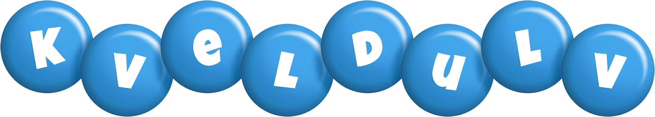 Kveldulv candy-blue logo