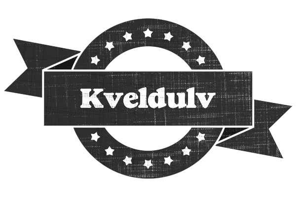 Kveldulv grunge logo