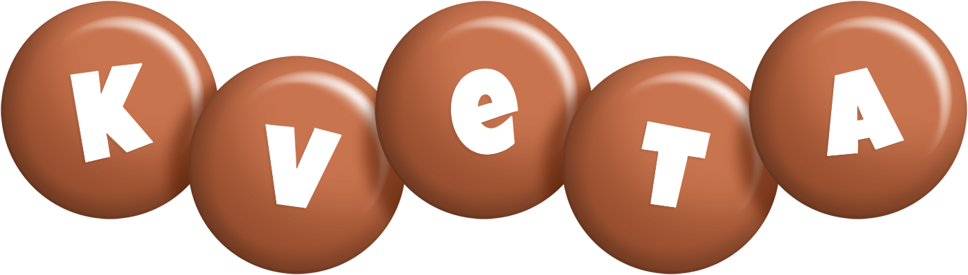 Kveta candy-brown logo