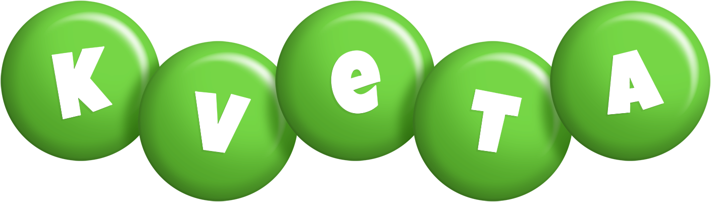 Kveta candy-green logo