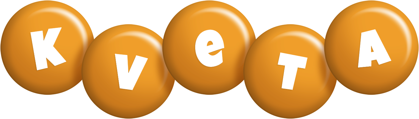 Kveta candy-orange logo