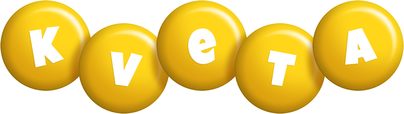 Kveta candy-yellow logo