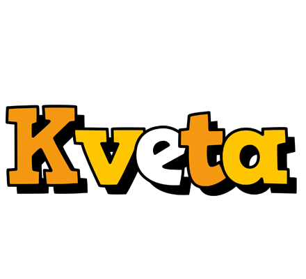 Kveta cartoon logo