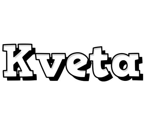Kveta snowing logo