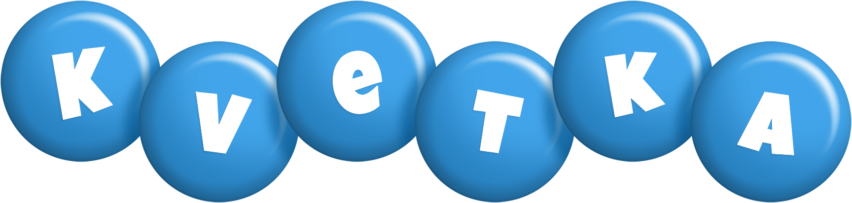 Kvetka candy-blue logo