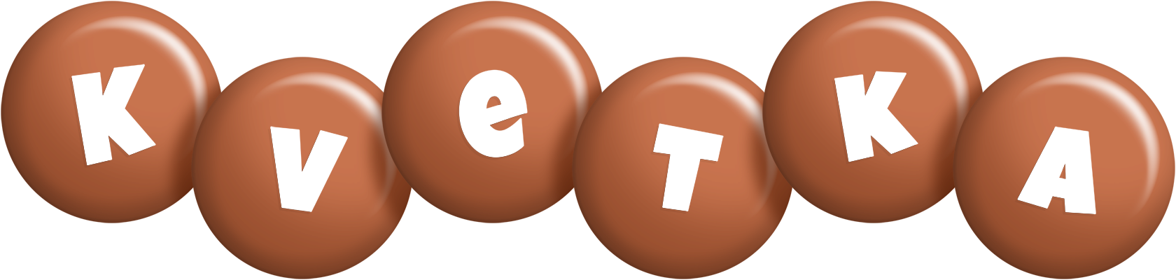 Kvetka candy-brown logo