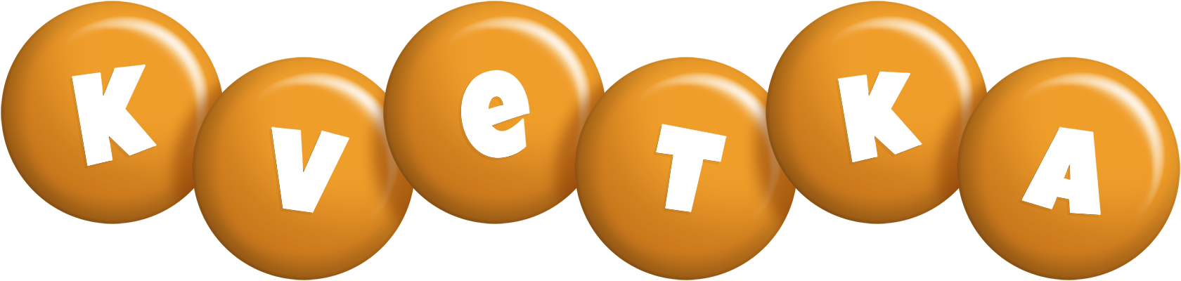Kvetka candy-orange logo