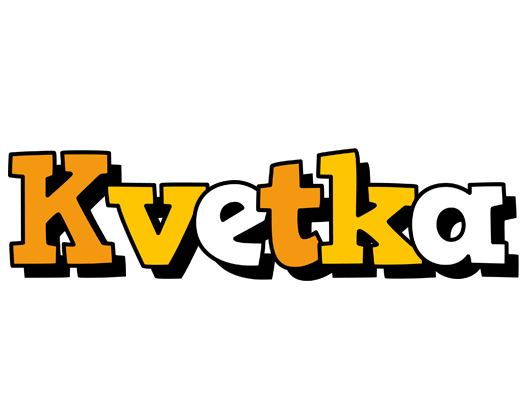 Kvetka cartoon logo