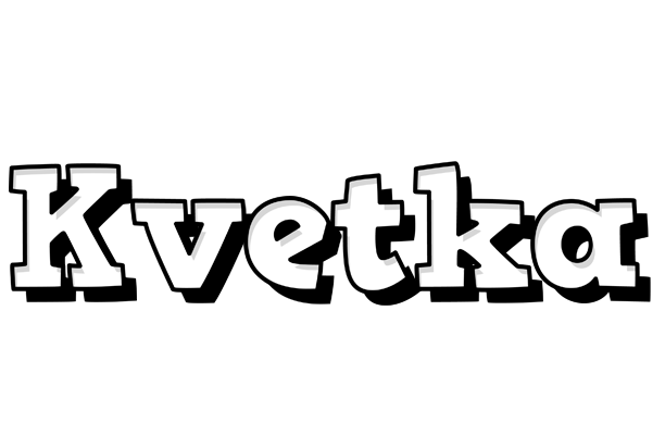 Kvetka snowing logo