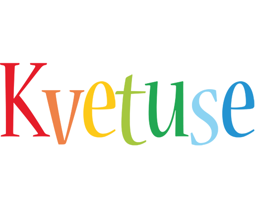 Kvetuse birthday logo