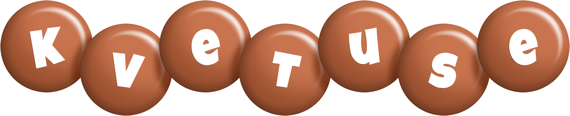 Kvetuse candy-brown logo