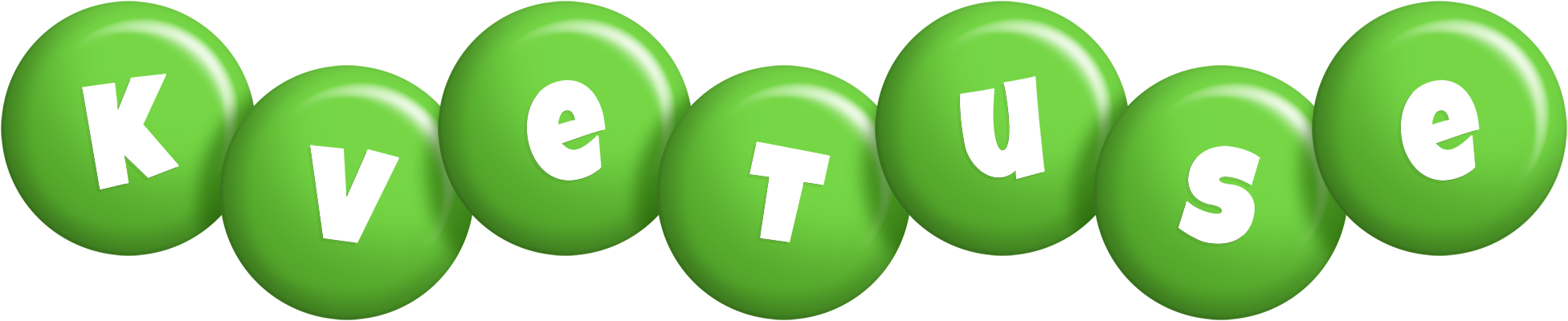 Kvetuse candy-green logo