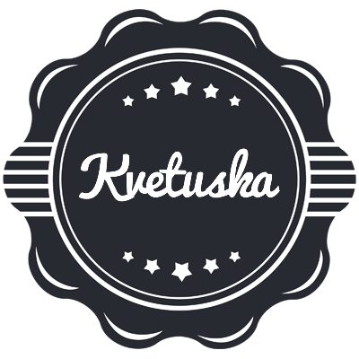 Kvetuska badge logo