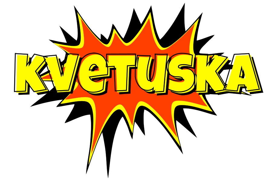 Kvetuska bazinga logo
