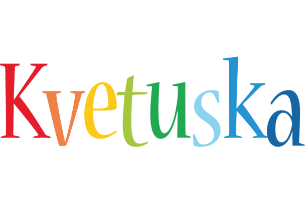Kvetuska birthday logo
