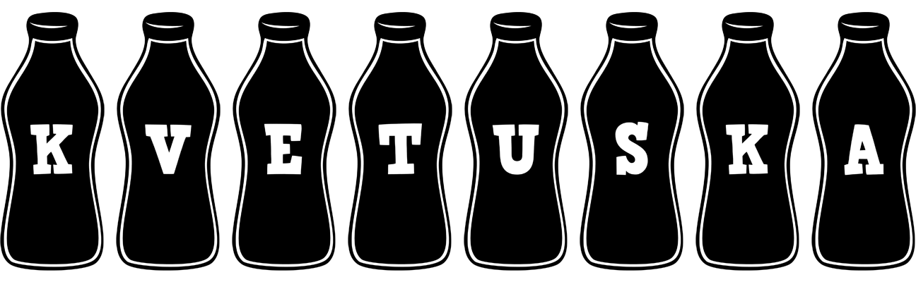 Kvetuska bottle logo