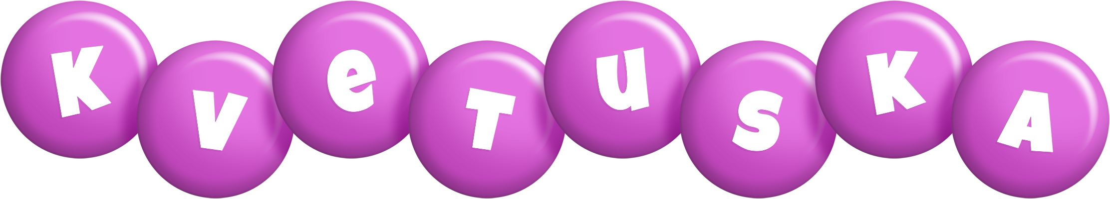 Kvetuska candy-purple logo