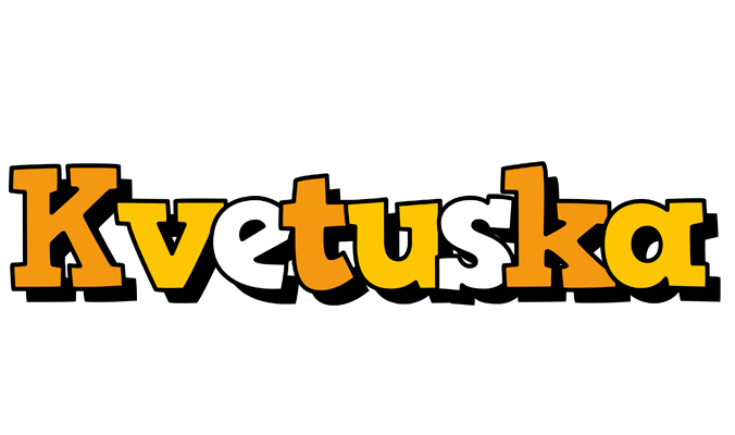 Kvetuska cartoon logo