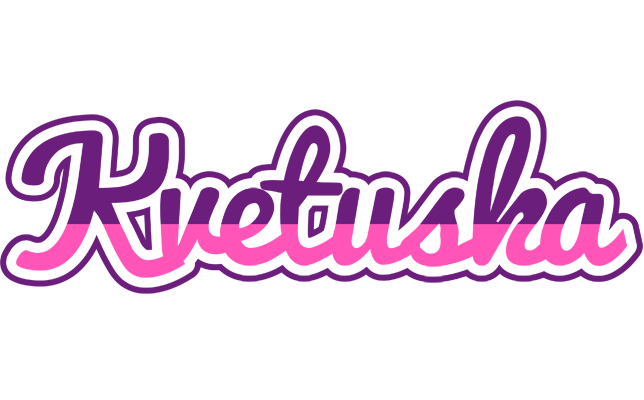 Kvetuska cheerful logo