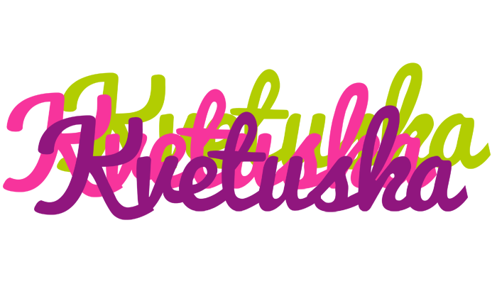 Kvetuska flowers logo