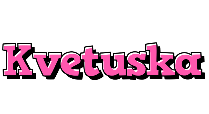 Kvetuska girlish logo