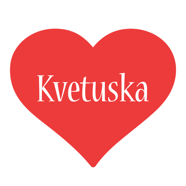 Kvetuska love logo
