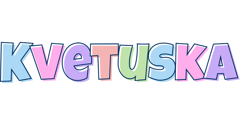 Kvetuska pastel logo