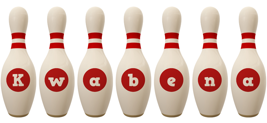 Kwabena bowling-pin logo