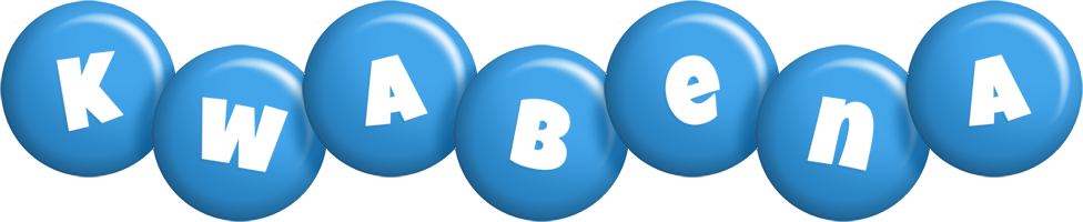 Kwabena candy-blue logo