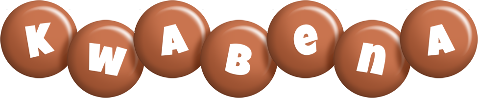 Kwabena candy-brown logo