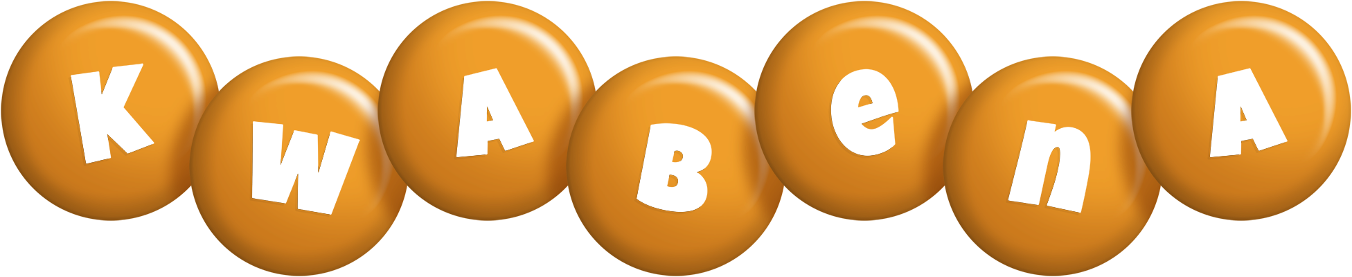Kwabena candy-orange logo