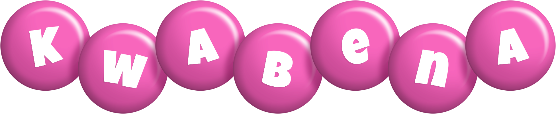 Kwabena candy-pink logo