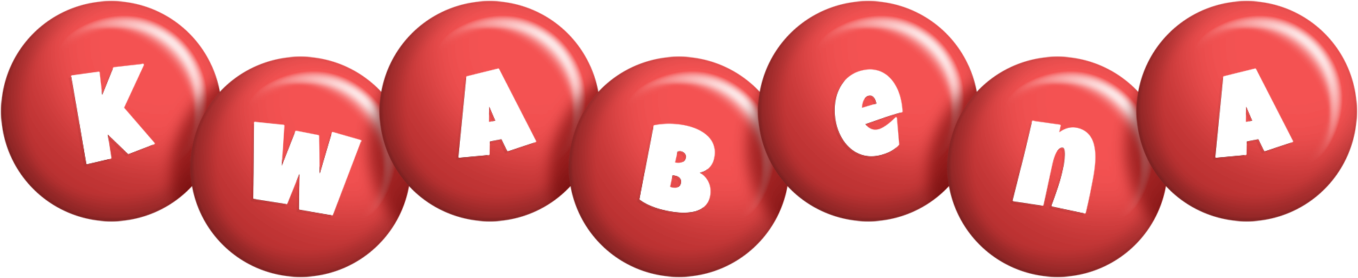 Kwabena candy-red logo