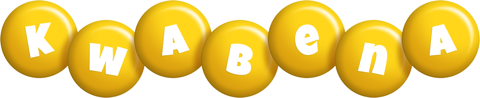 Kwabena candy-yellow logo
