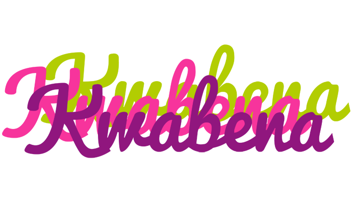 Kwabena flowers logo