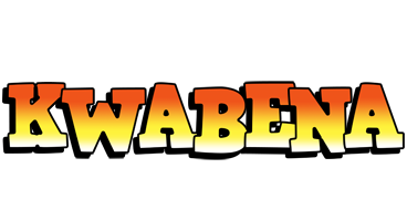 Kwabena sunset logo