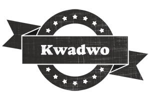 Kwadwo grunge logo