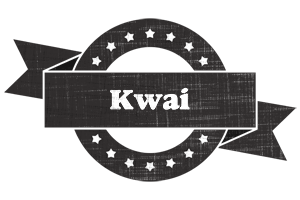 Kwai grunge logo