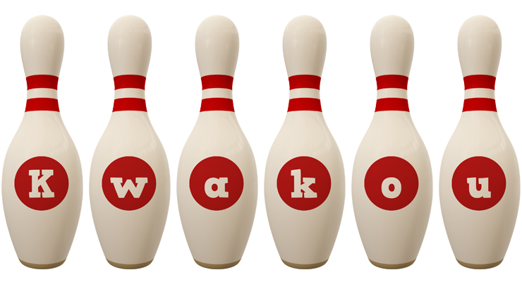 Kwakou bowling-pin logo
