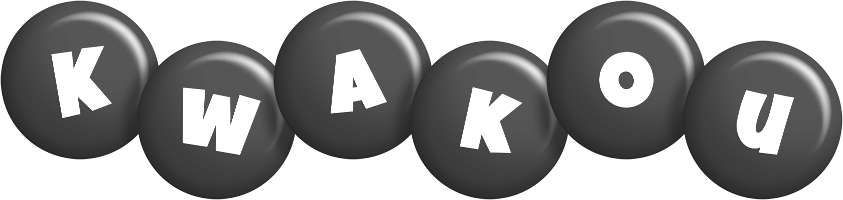 Kwakou candy-black logo
